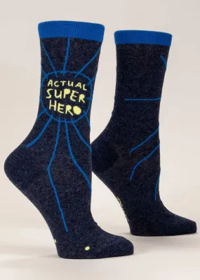 Actual Super Hero Women's Socks