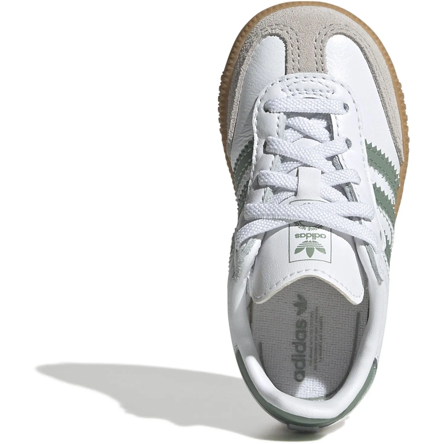 adidas Originals Ftwr White/Silver Green/Gum 3 Samba Og El I Sneakers