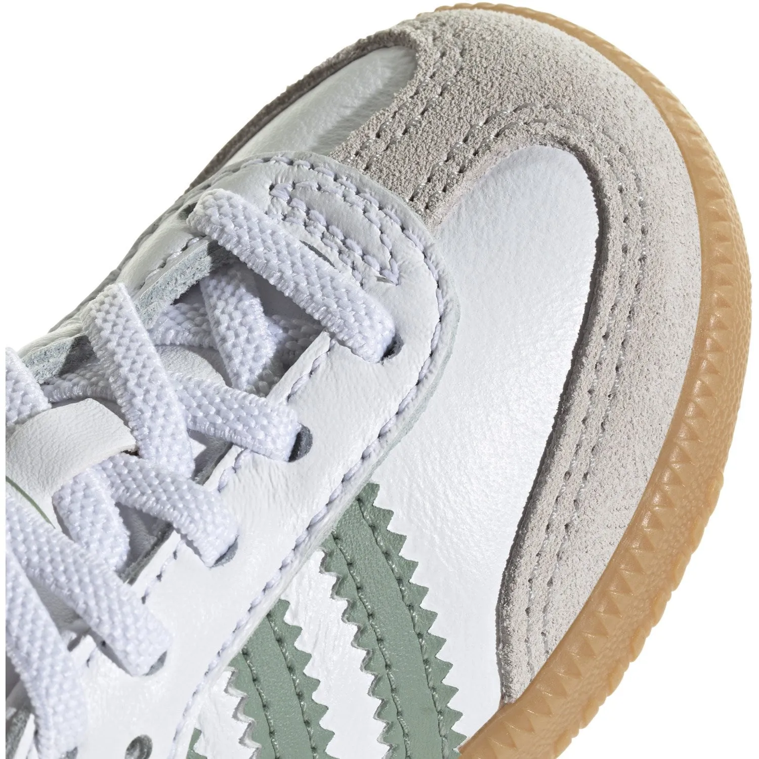 adidas Originals Ftwr White/Silver Green/Gum 3 Samba Og El I Sneakers