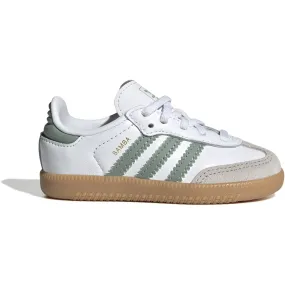 adidas Originals Ftwr White/Silver Green/Gum 3 Samba Og El I Sneakers