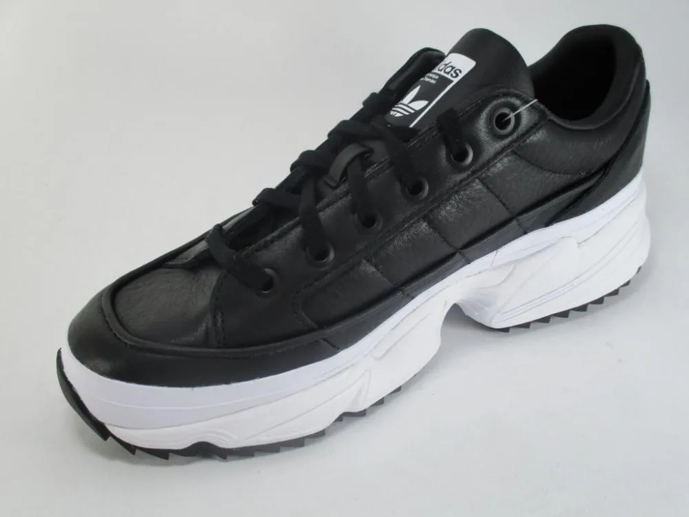 Adidas Originals scarpa sneaker da donna con zeppa Kiellor W EF5621 nero-bianco