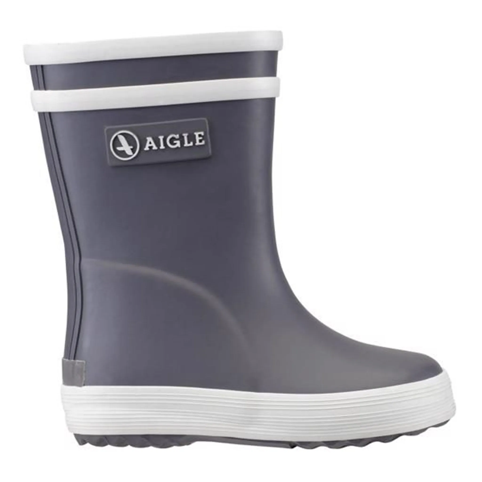 Aigle Baby Flac Wellies Charcoal