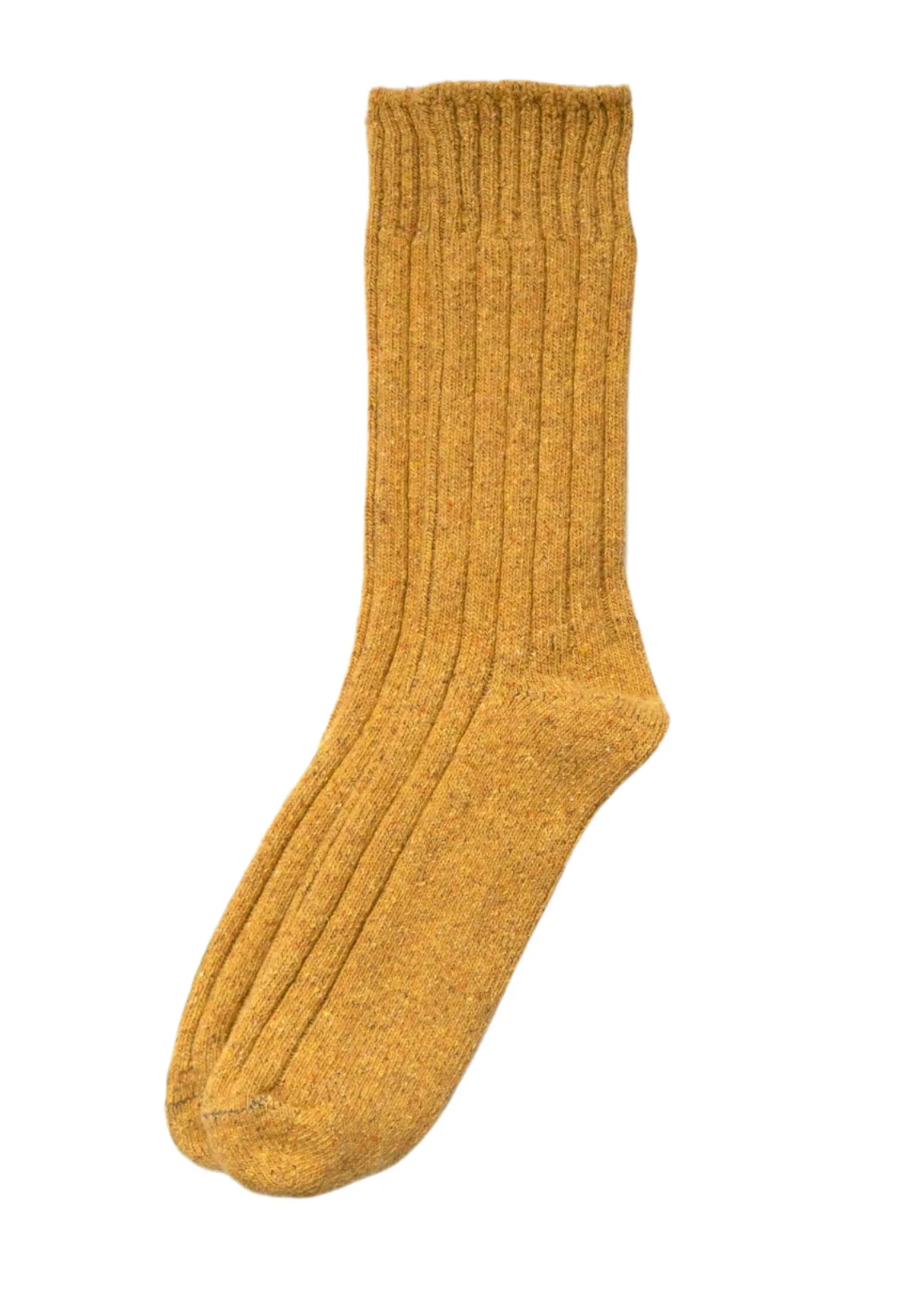 American Trench Wool Boot Sock in Ochre