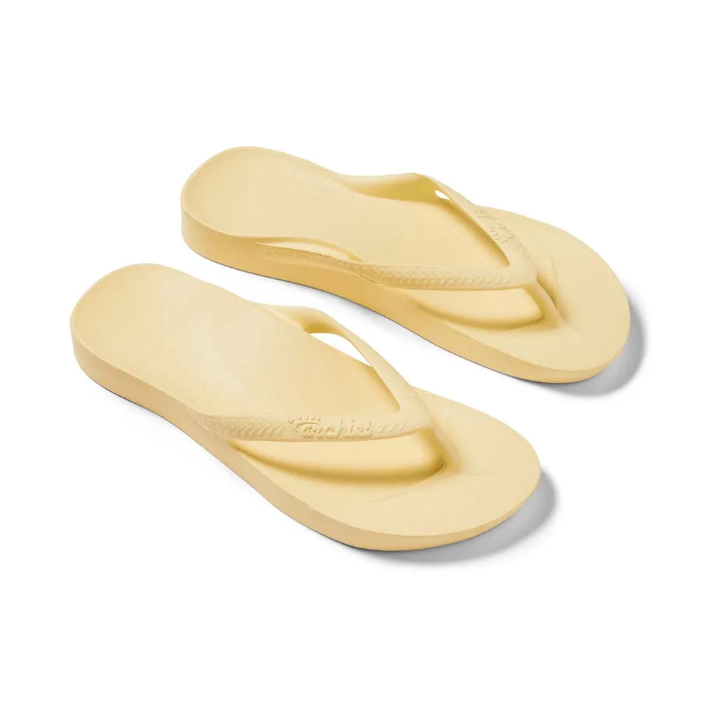 Archies Lemon Arch Support Thongs