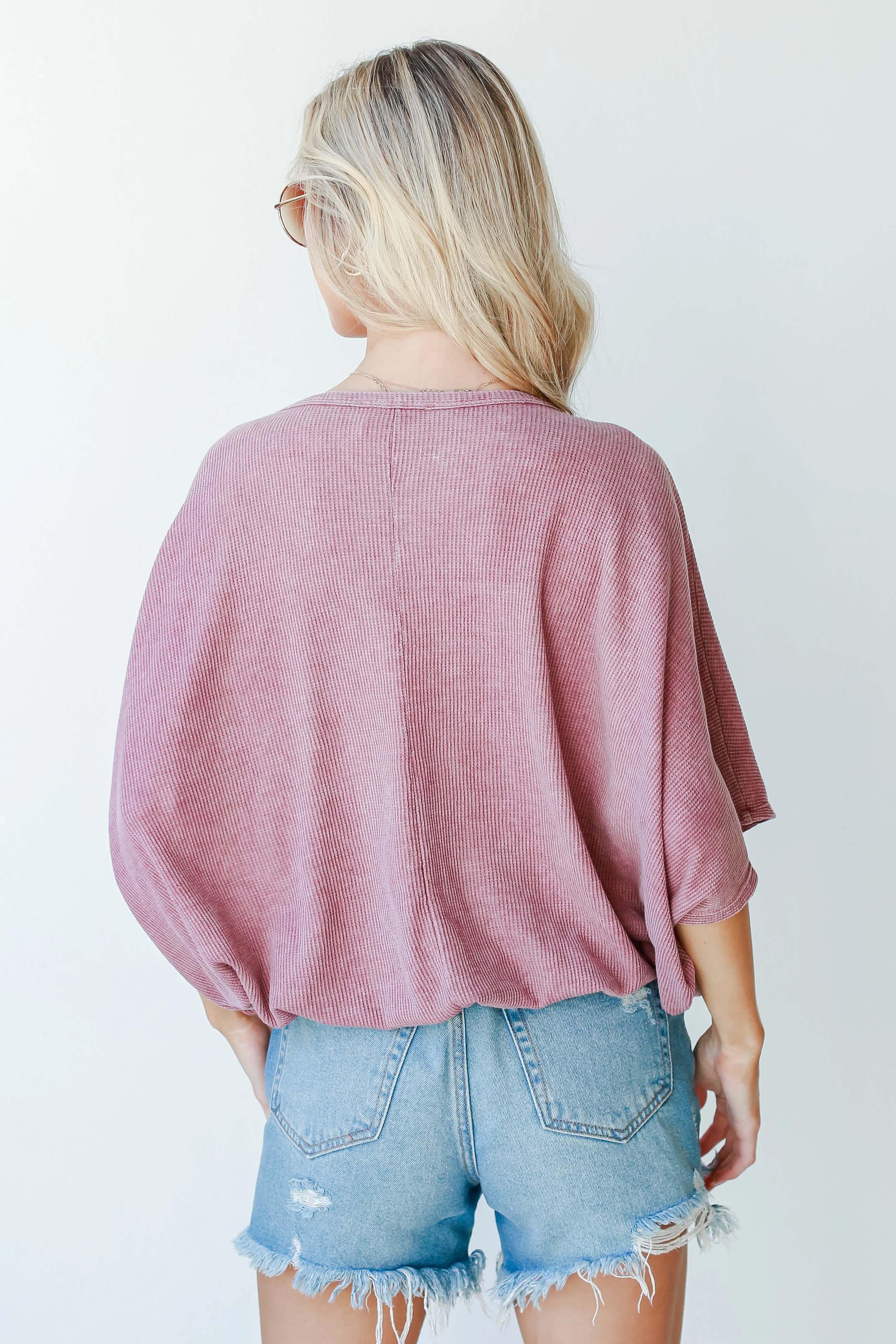 Be My Muse Waffle Knit Top