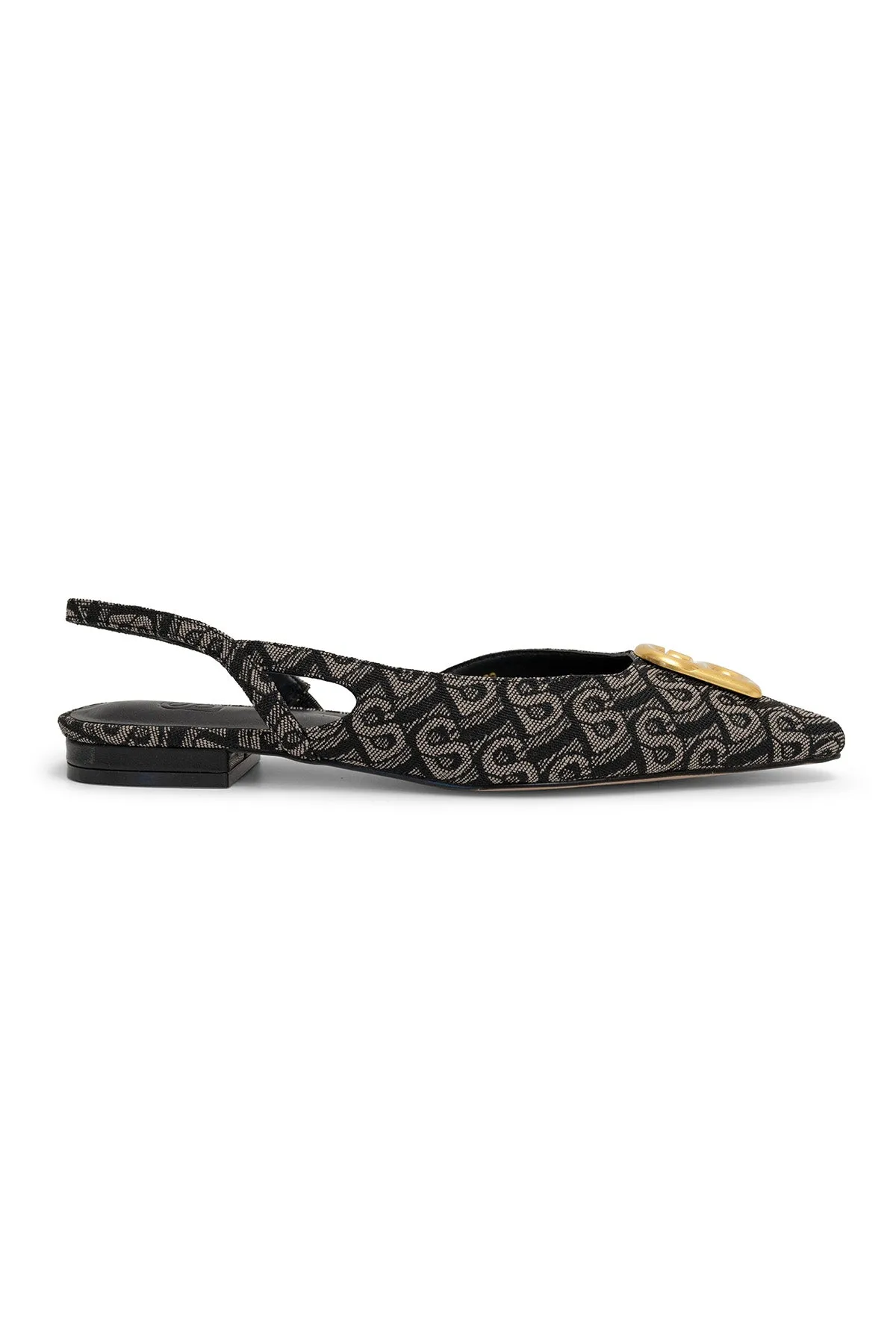 Bimu Slingback Shoes - Black