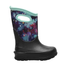 Bogs Kids' Neo Classic Sparkle Space Rain Boots - Blue Multi