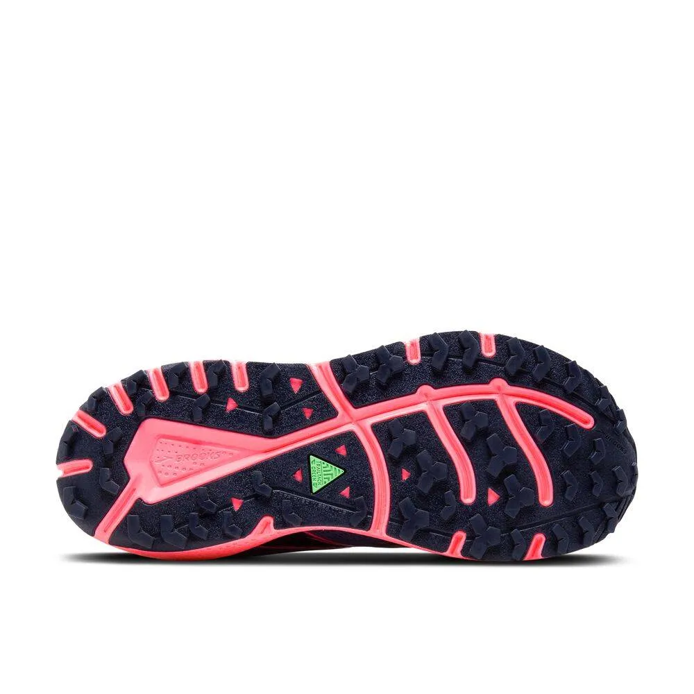 Brooks Divide 5 GTX (Womens) - Grey Blue/Pink/Lime