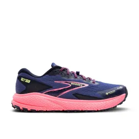 Brooks Divide 5 GTX (Womens) - Grey Blue/Pink/Lime