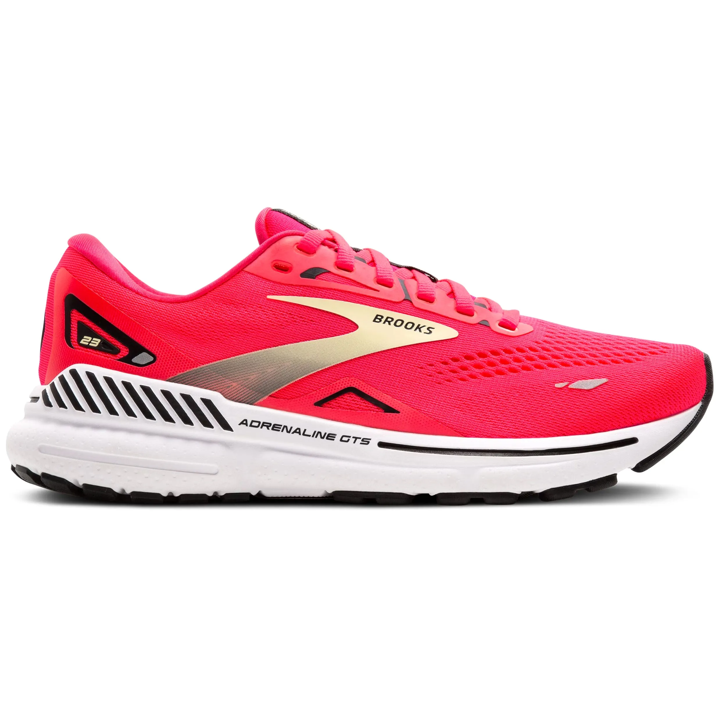 Brooks Women's Adrenaline GTS 23 Running Shoes Diva Pink / Yellow / Black