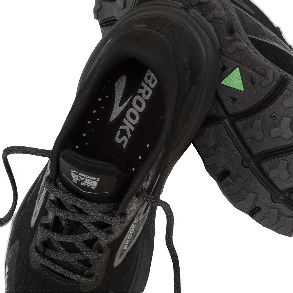 Brooks Women's Divide 5 GTX Sneaker in Black/Alloy/Primer Grey