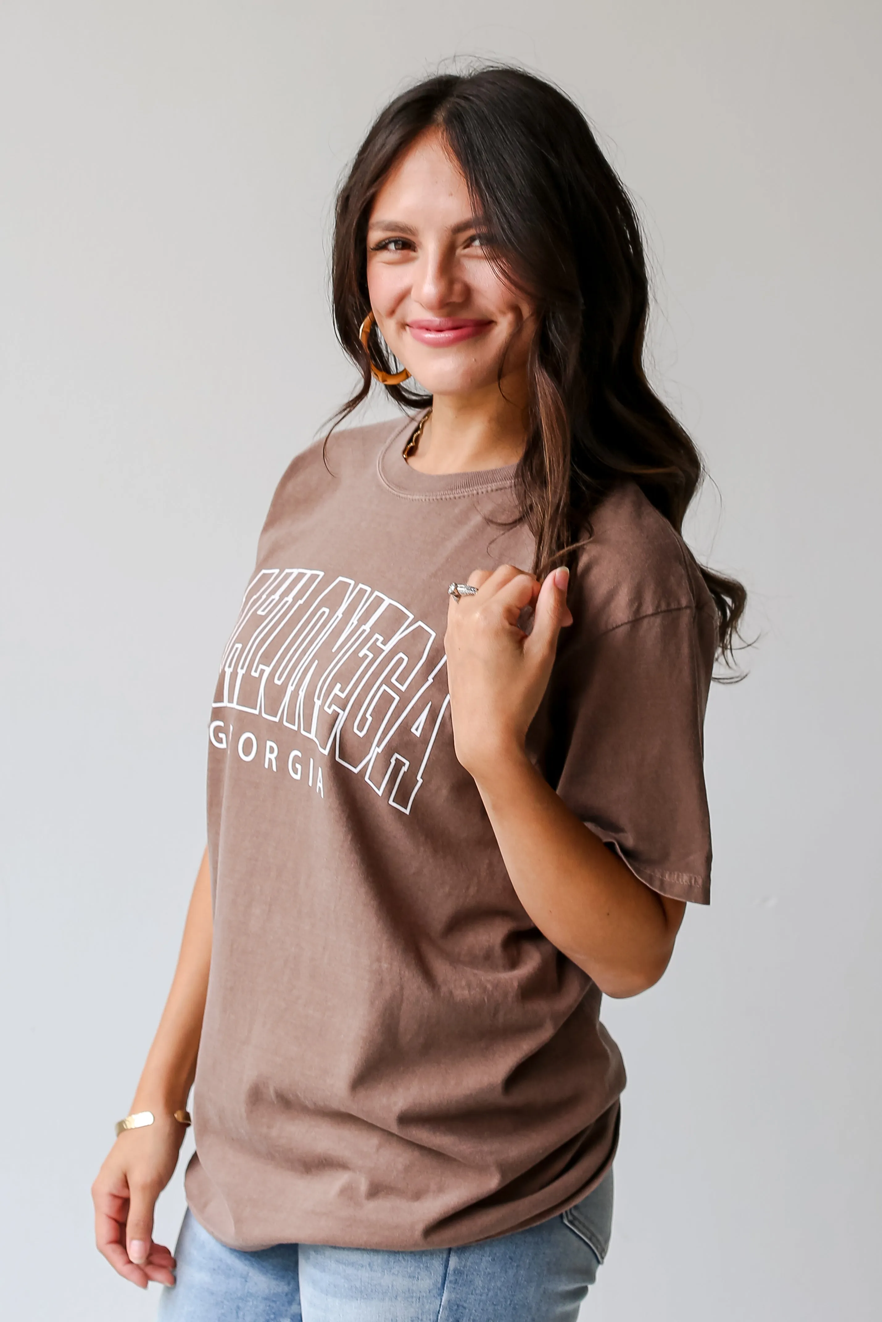 Brown Dahlonega Georgia Tee