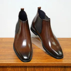 Bruce™ | Leather Chelsea Boots