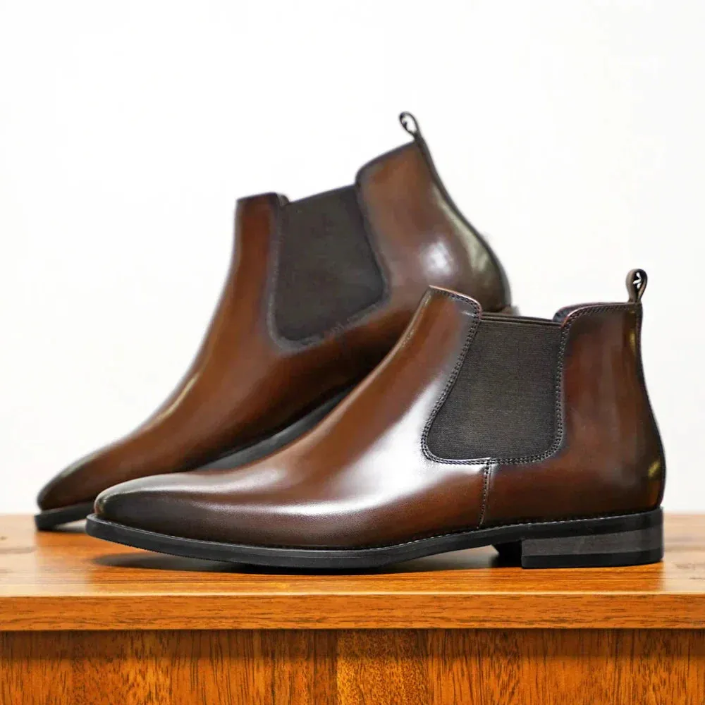 Bruce™ | Leather Chelsea Boots