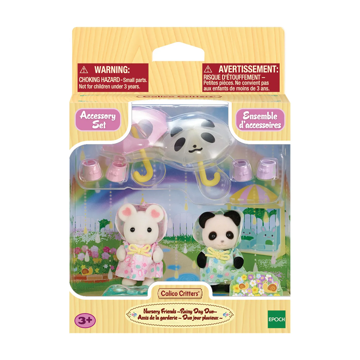 Calico Critters - CC2171 | Nursery Friends Rainy Day Duo