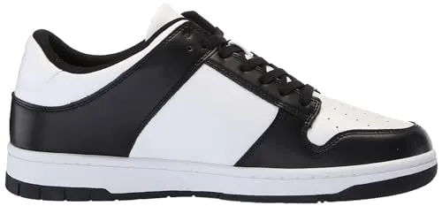 Calvin Klein Men's Davery Sneaker, Black/White 001, 13