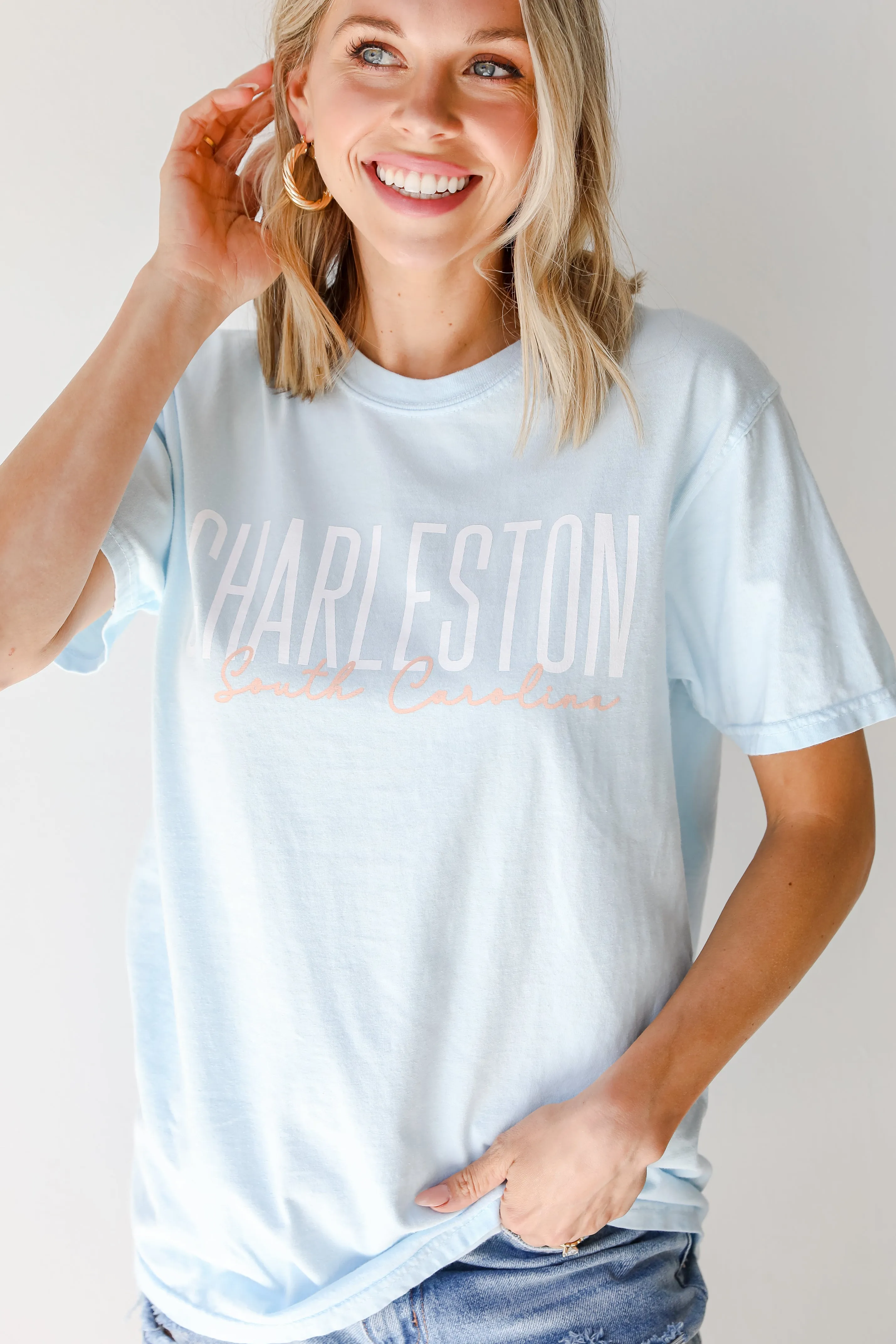 Charleston South Carolina Script Tee