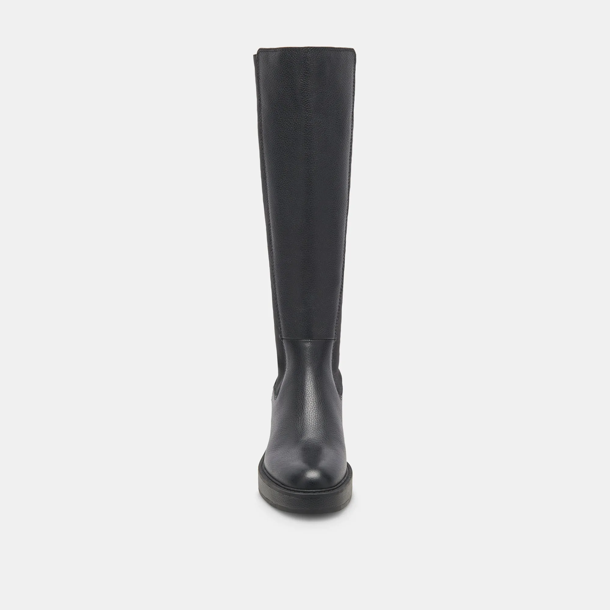 EAMON H2O WIDE CALF BOOTS BLACK LEATHER