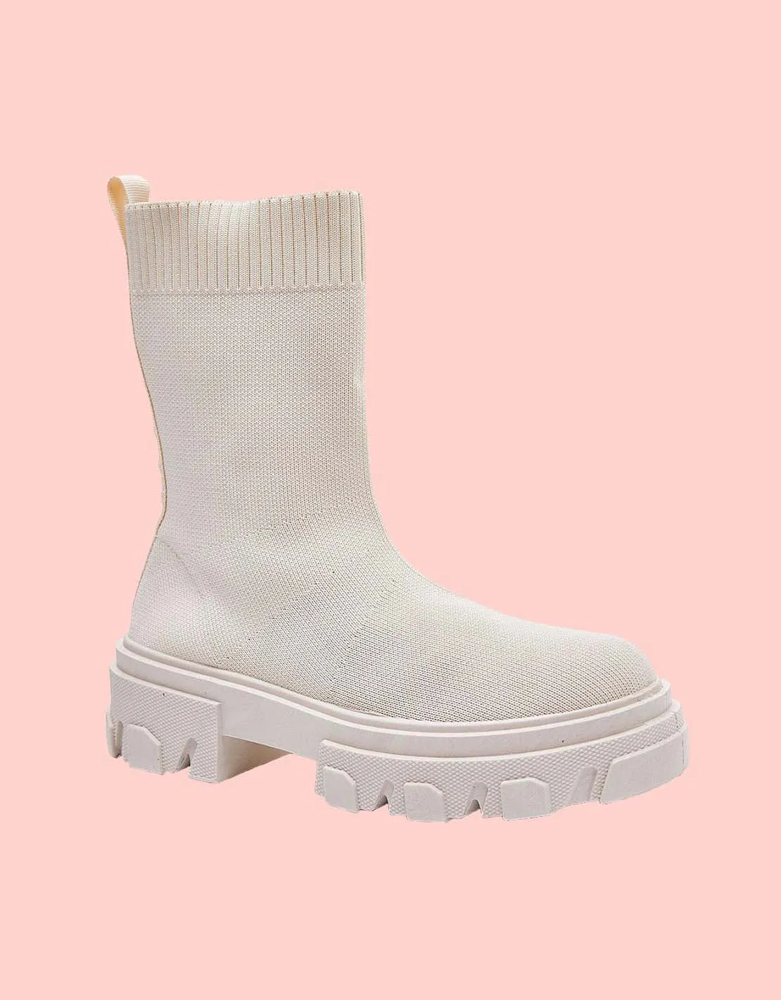 Elastic sock boots