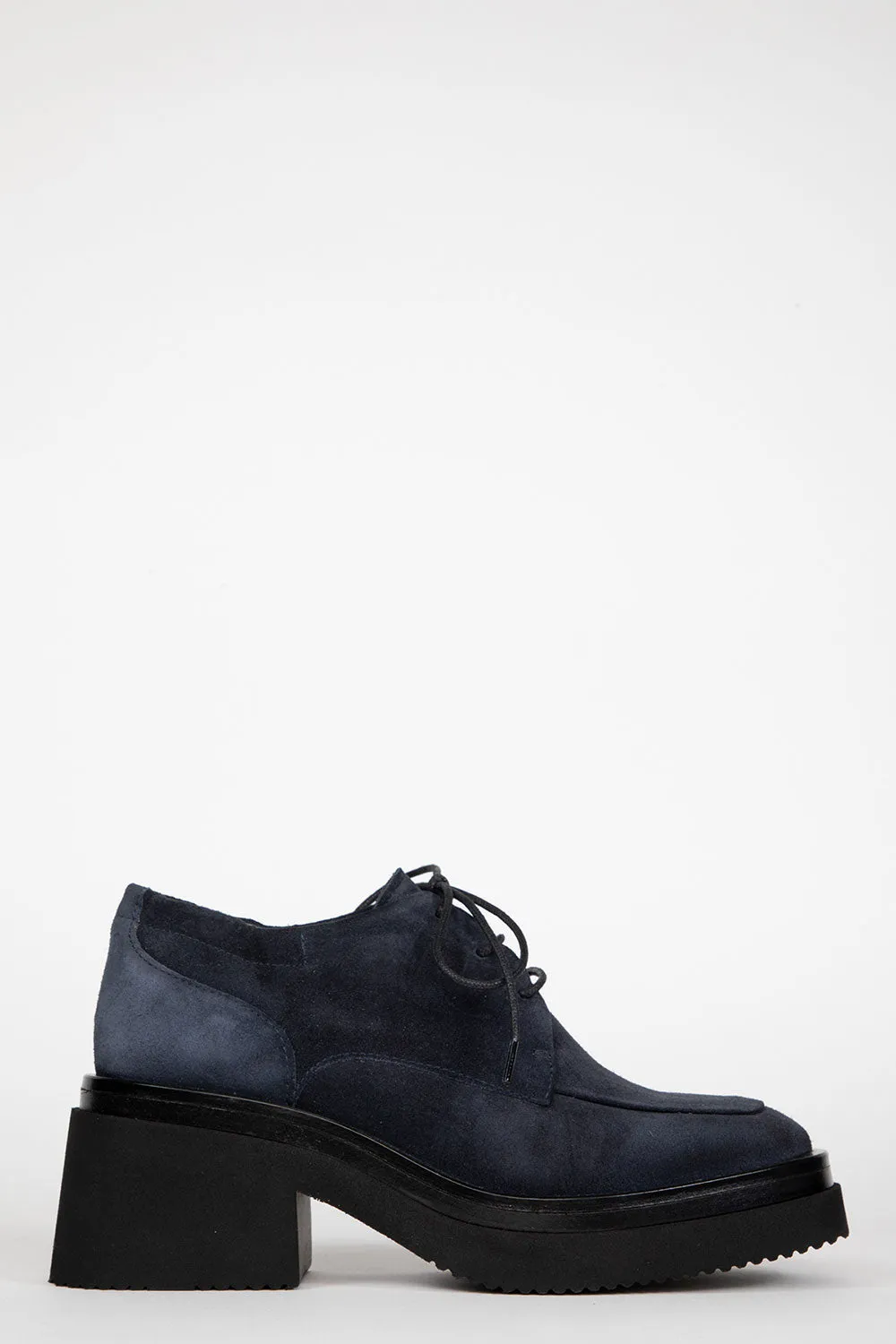 Elvis Blue Suede Oxford Loafer