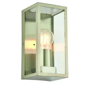 Endon 53803 Oxford 1 Light Outdoor Wall Light Steel Clear