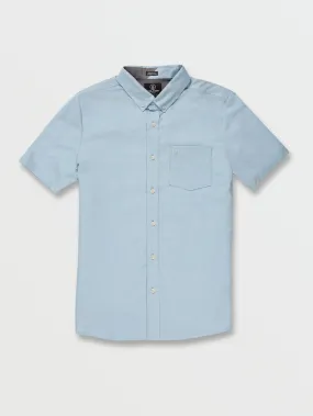 Everett Oxford Short Sleeve Shirt - Artic Blue