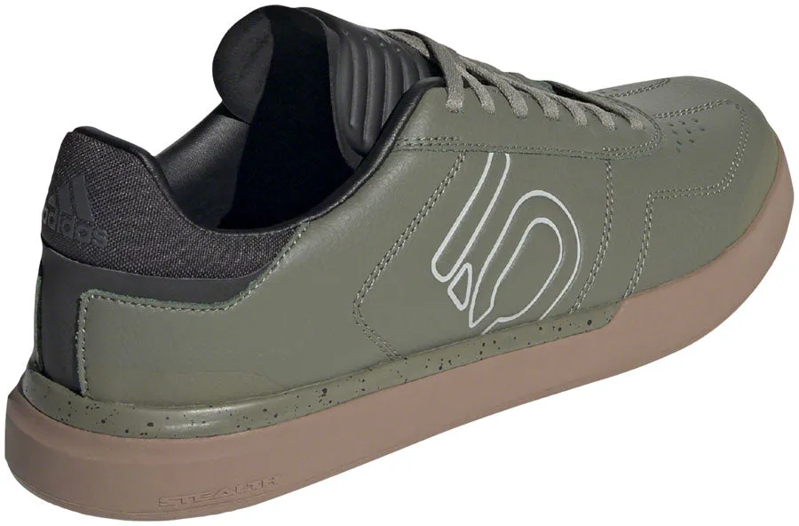 Five Ten Sleuth DLX PU Flat Shoe - Men's, Gray Two/Legacy Green/Gray Two