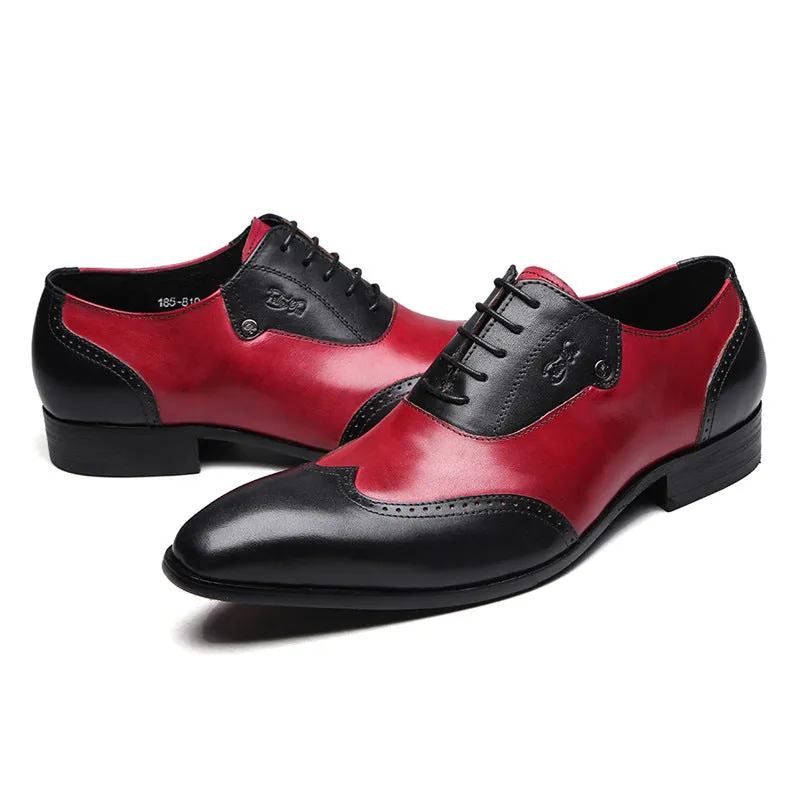 Genuine Leather Formal Business Leather Shoes Men