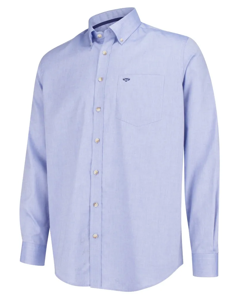 Hoggs of Fife Dunedin Oxford Shirt Blue