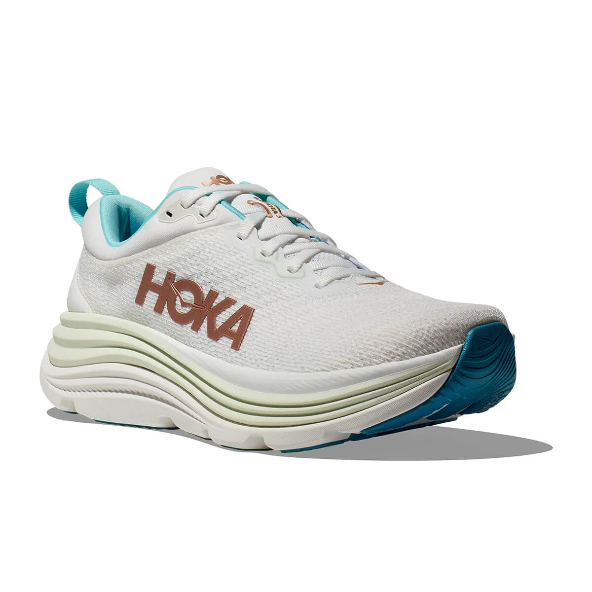 Hoka Gaviota 5 Womens | Frost / Rose Gold