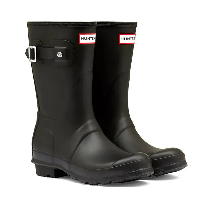 Hunter Women's Original Short Wellington Boots in Black