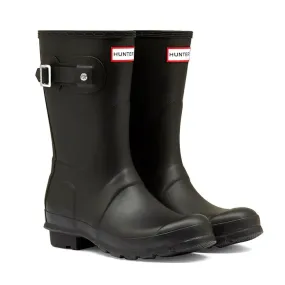 Hunter Women's Original Short Wellington Boots in Black