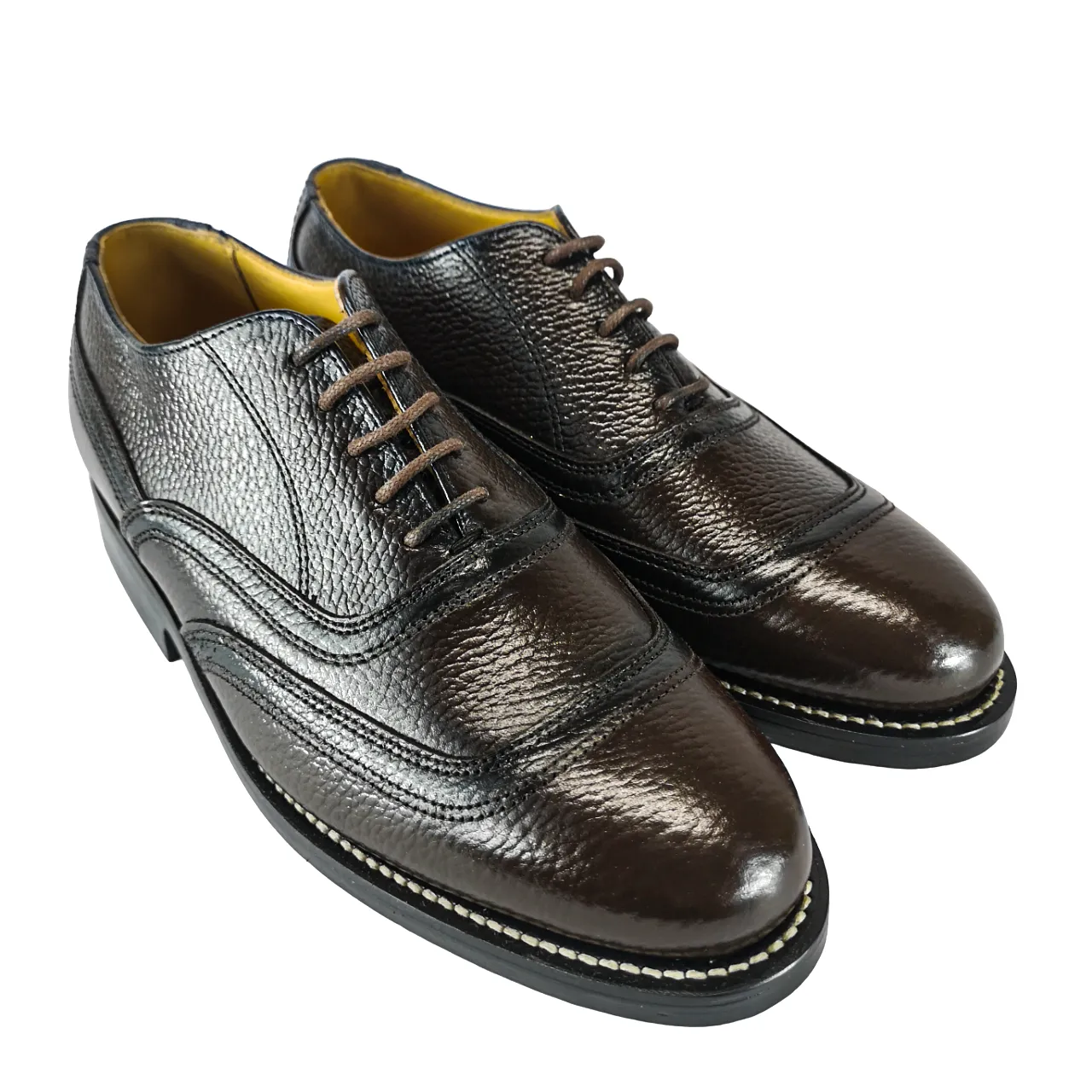 Johnston & Murphy Choc Semi Brogue