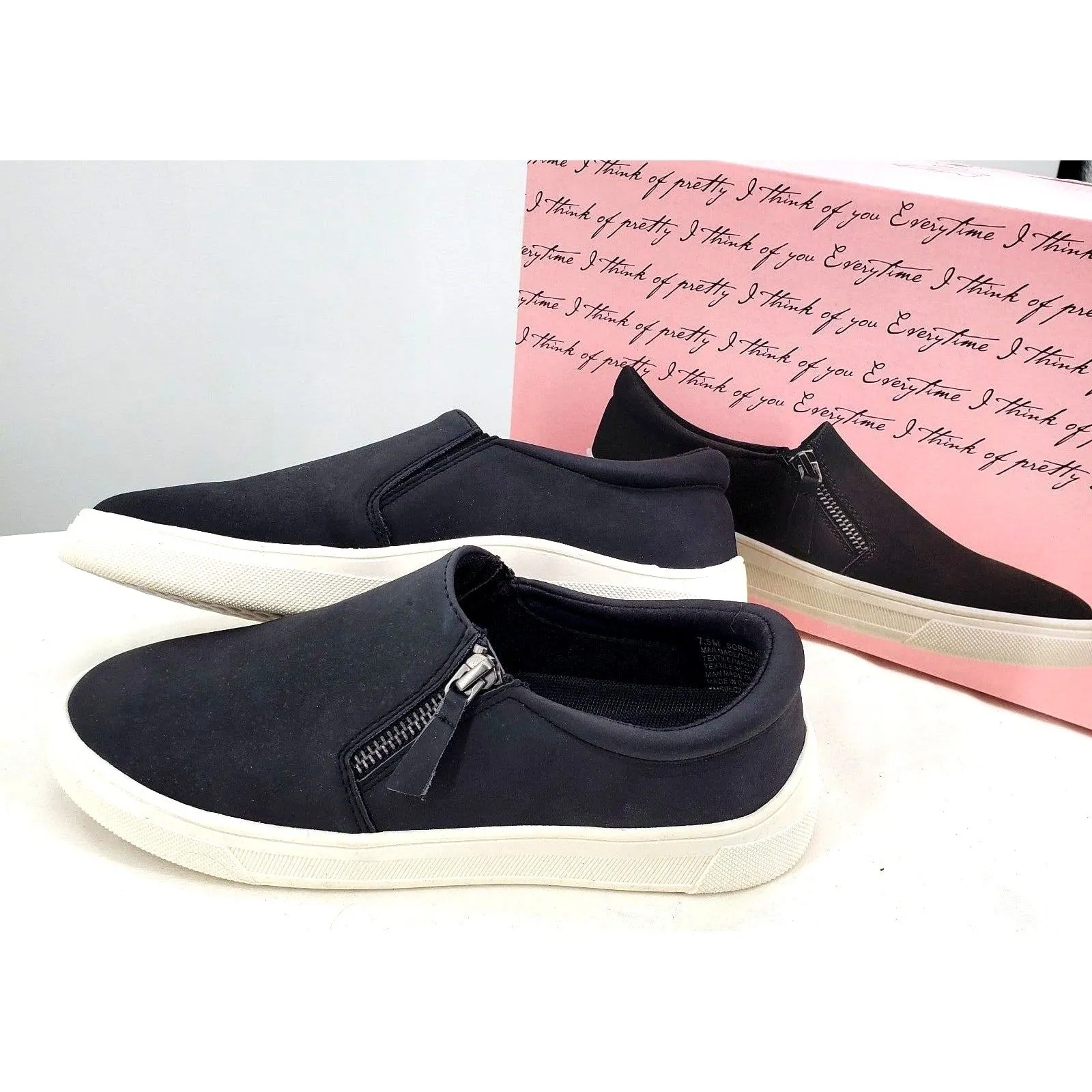 KENSIE Sneaker SOREN Zip Side Slip-on Shoe Summer Athleisure Casual