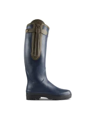 L'Alliance Neoprene Lined Wellington Boot (Regular Fit) - Navy