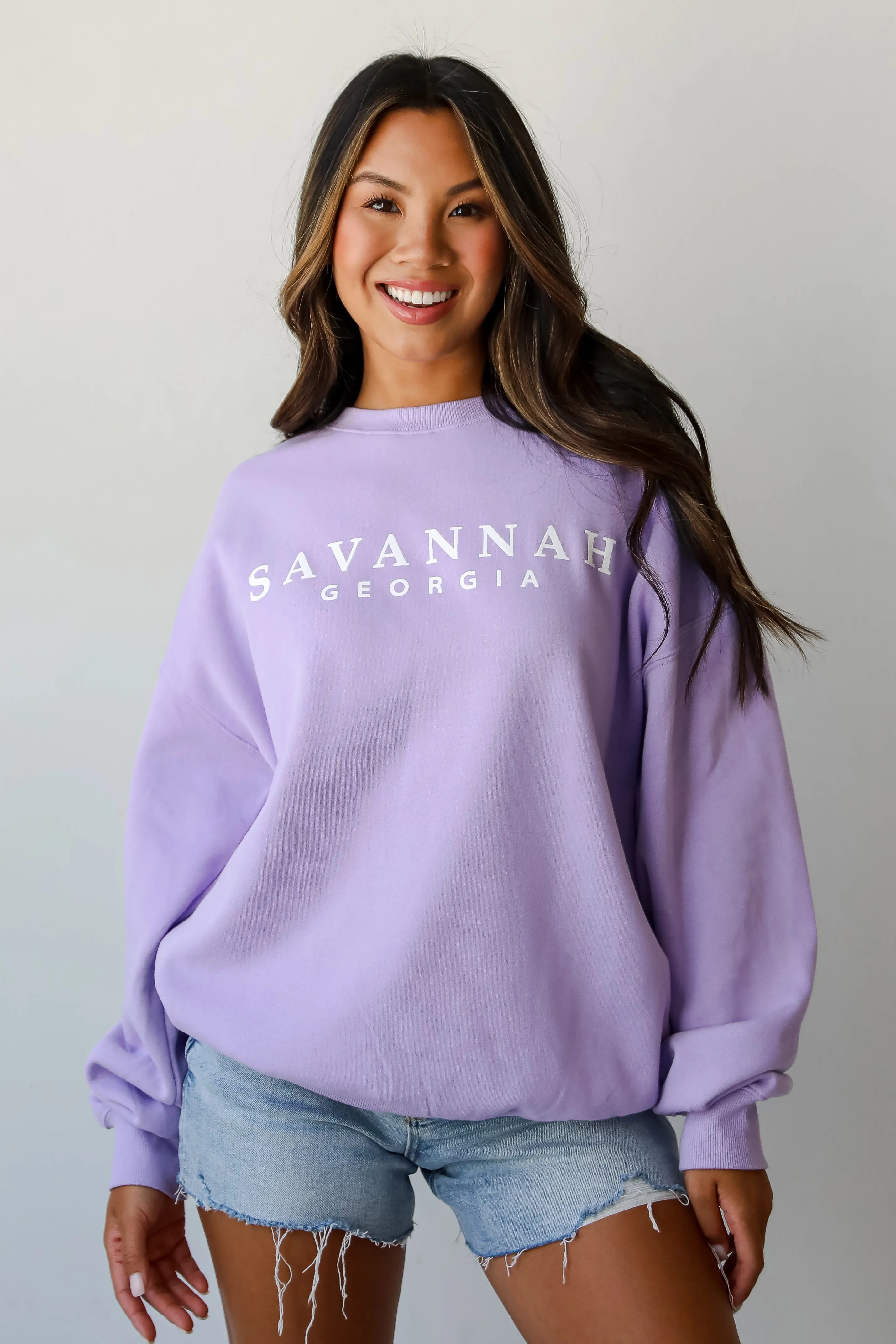 Lavender Savannah Georgia Sweatshirt