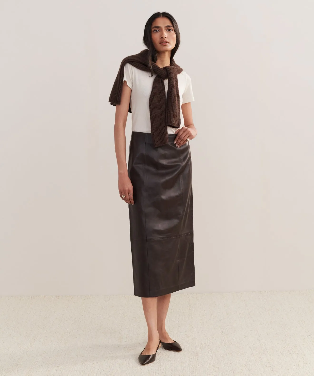 Leather Sienna Skirt