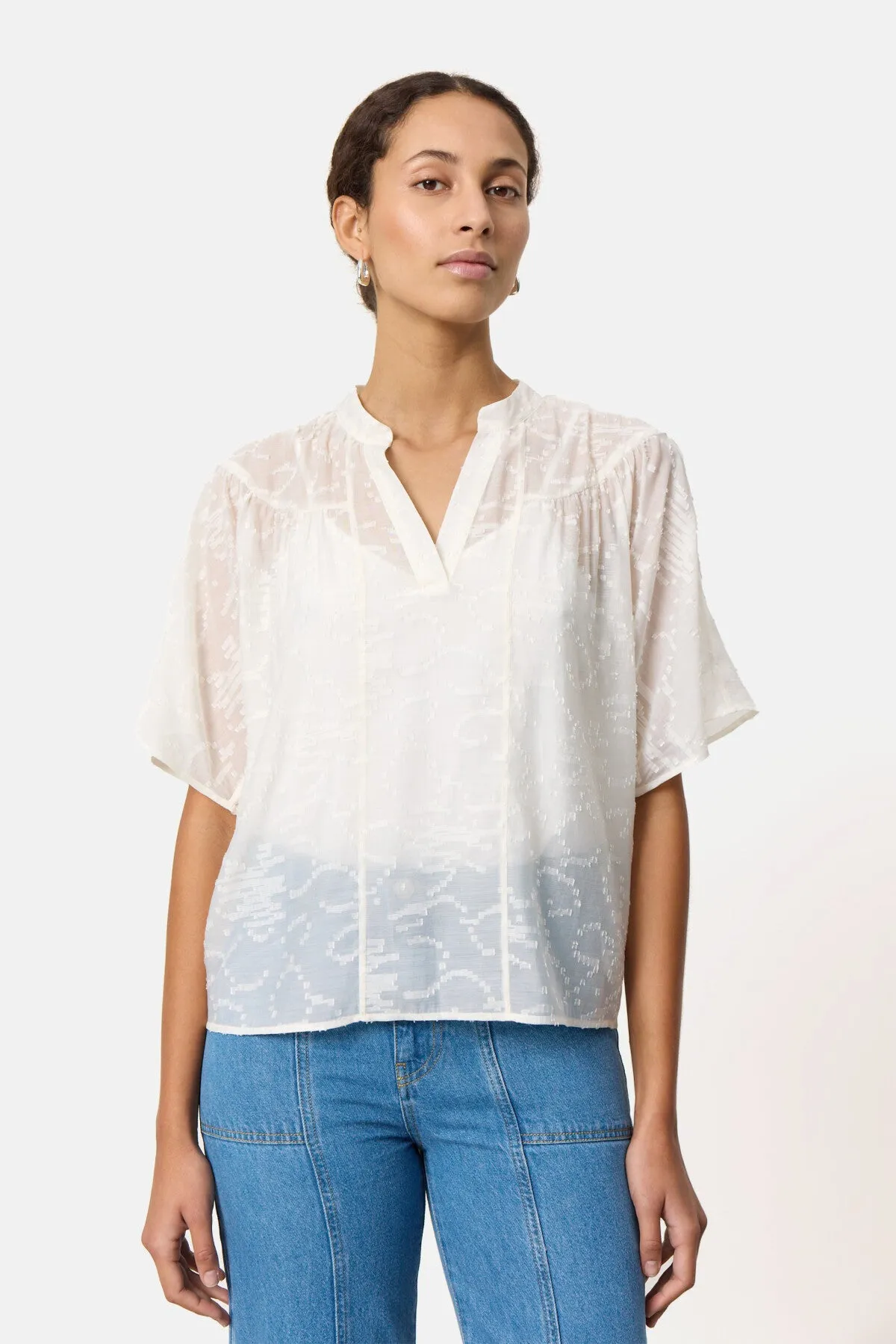 LR-FLOYD 2 Blouse Off white