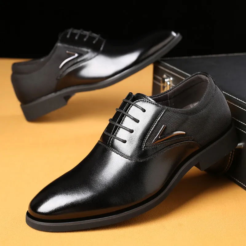 Men's  business casual shoes British fashion men's Shoes Leather