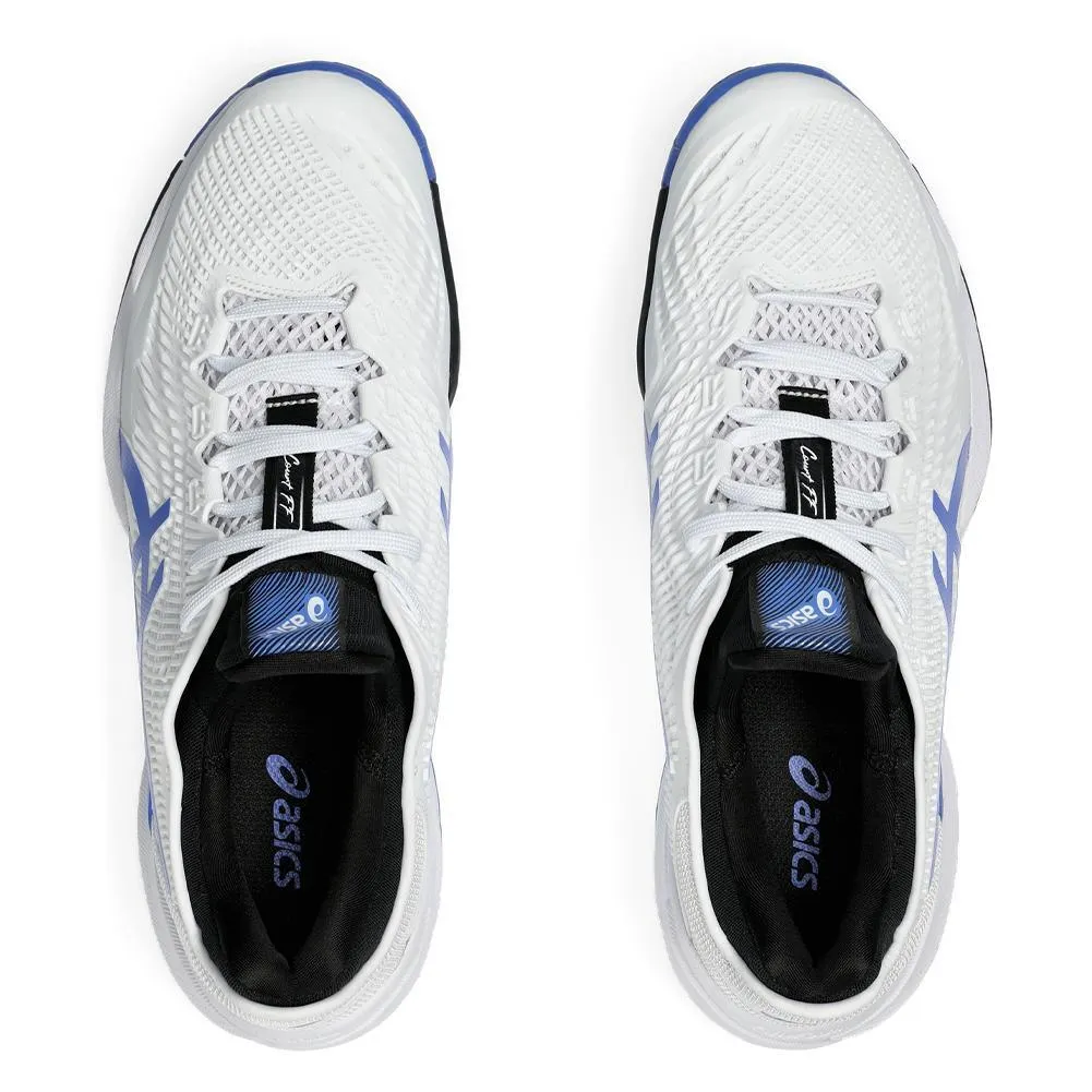 Men's Court FF 3 Tennis Shoes White and Sapphire