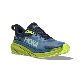 Men's Hoka Challenger 7 GTX Color: Outer Space/Dark Citron