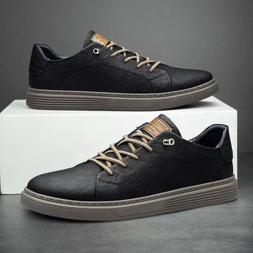 Men's Lace Up Oxford Leather Shoes