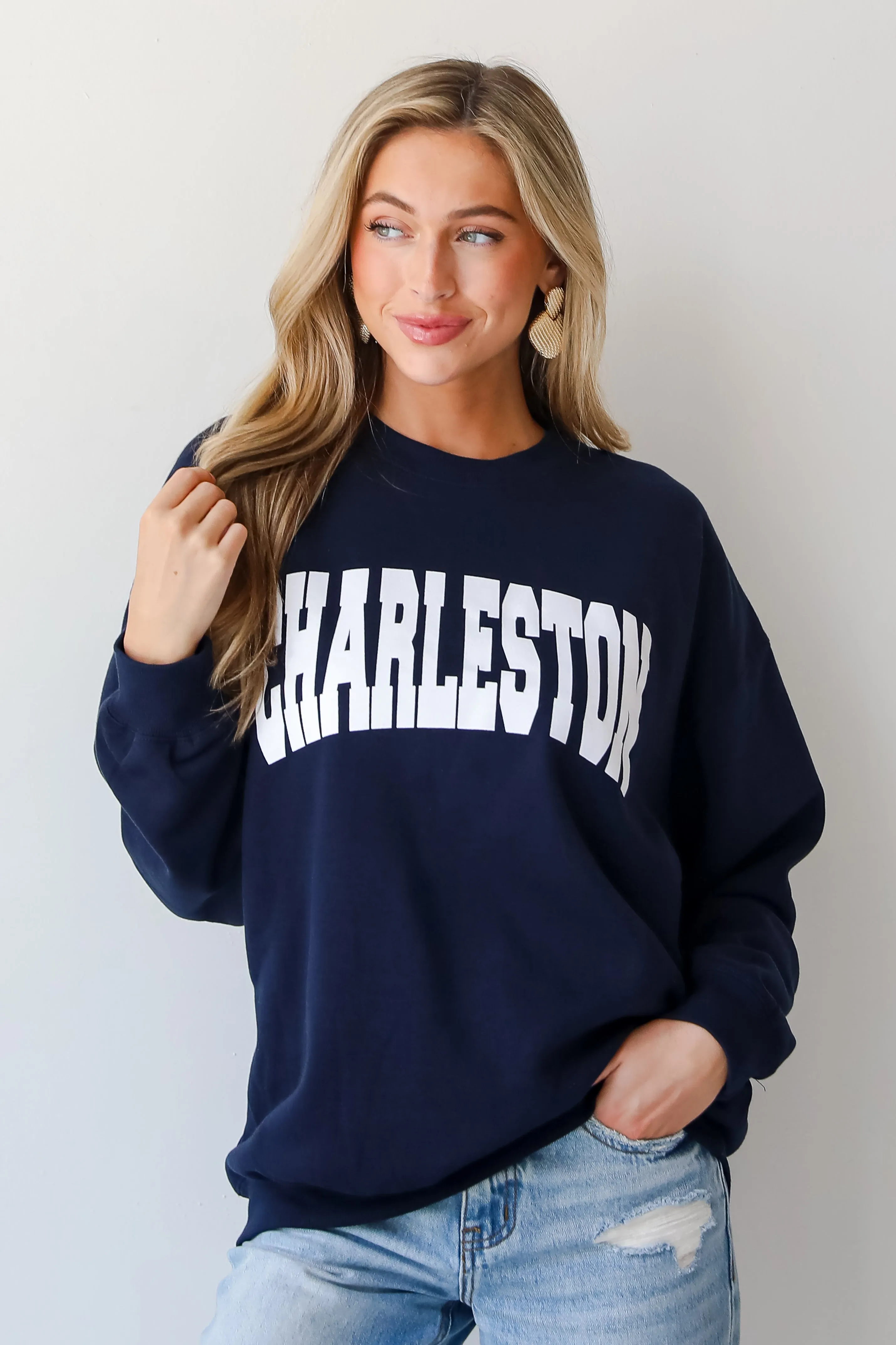 Navy Charleston Sweatshirt