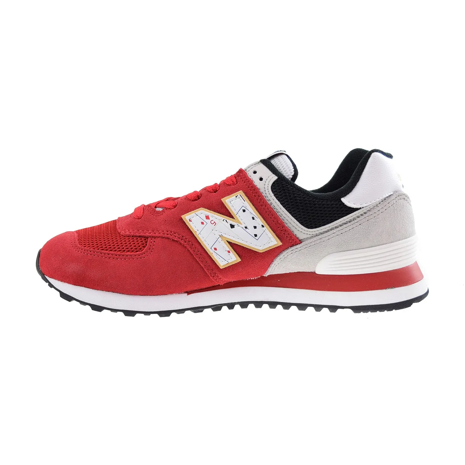 New Balance 574 "Playing Card" Men's Shoes Red-Summer Fog