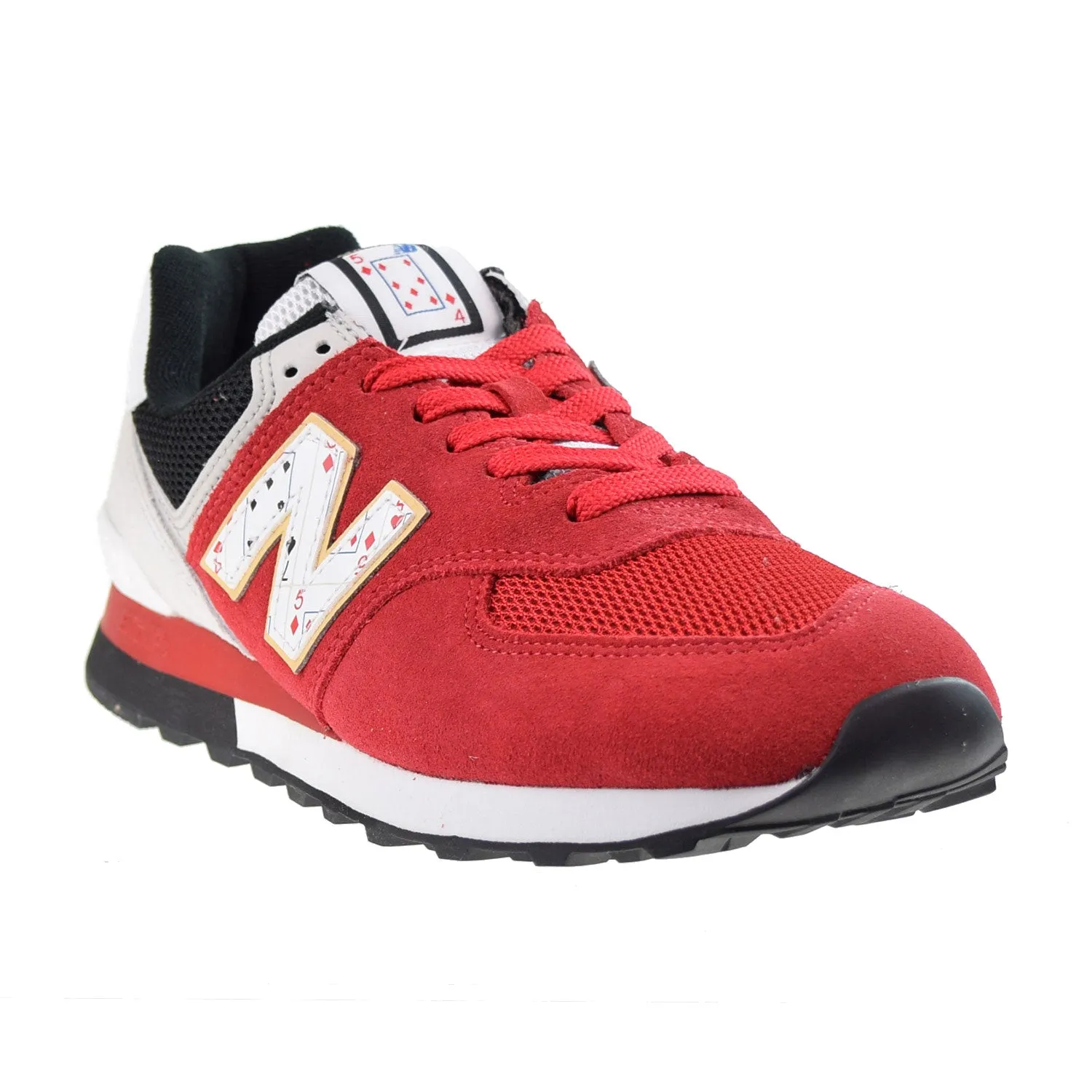 New Balance 574 "Playing Card" Men's Shoes Red-Summer Fog