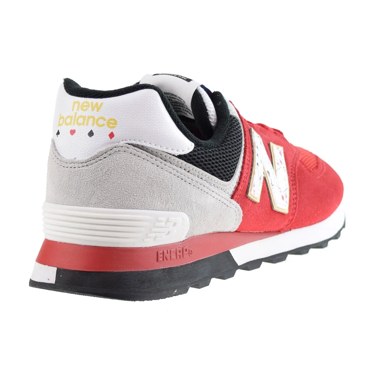 New Balance 574 "Playing Card" Men's Shoes Red-Summer Fog