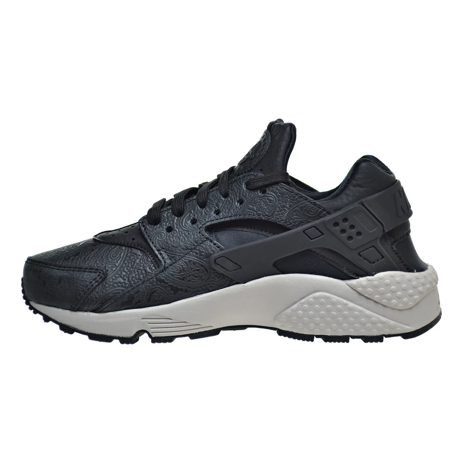 Nike Air Huarache Run Premium Women's Shoes Black/Light Bone