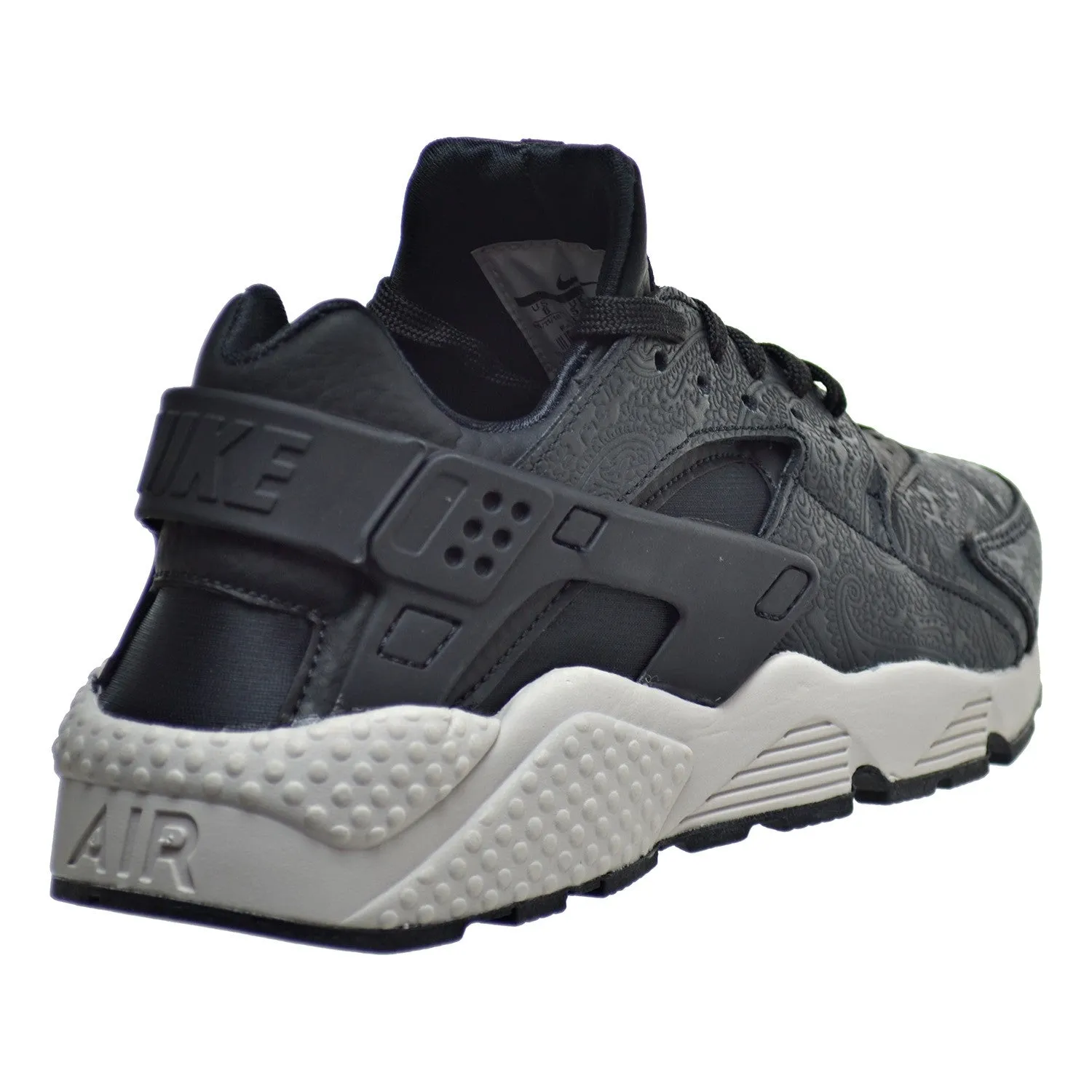 Nike Air Huarache Run Premium Women's Shoes Black/Light Bone