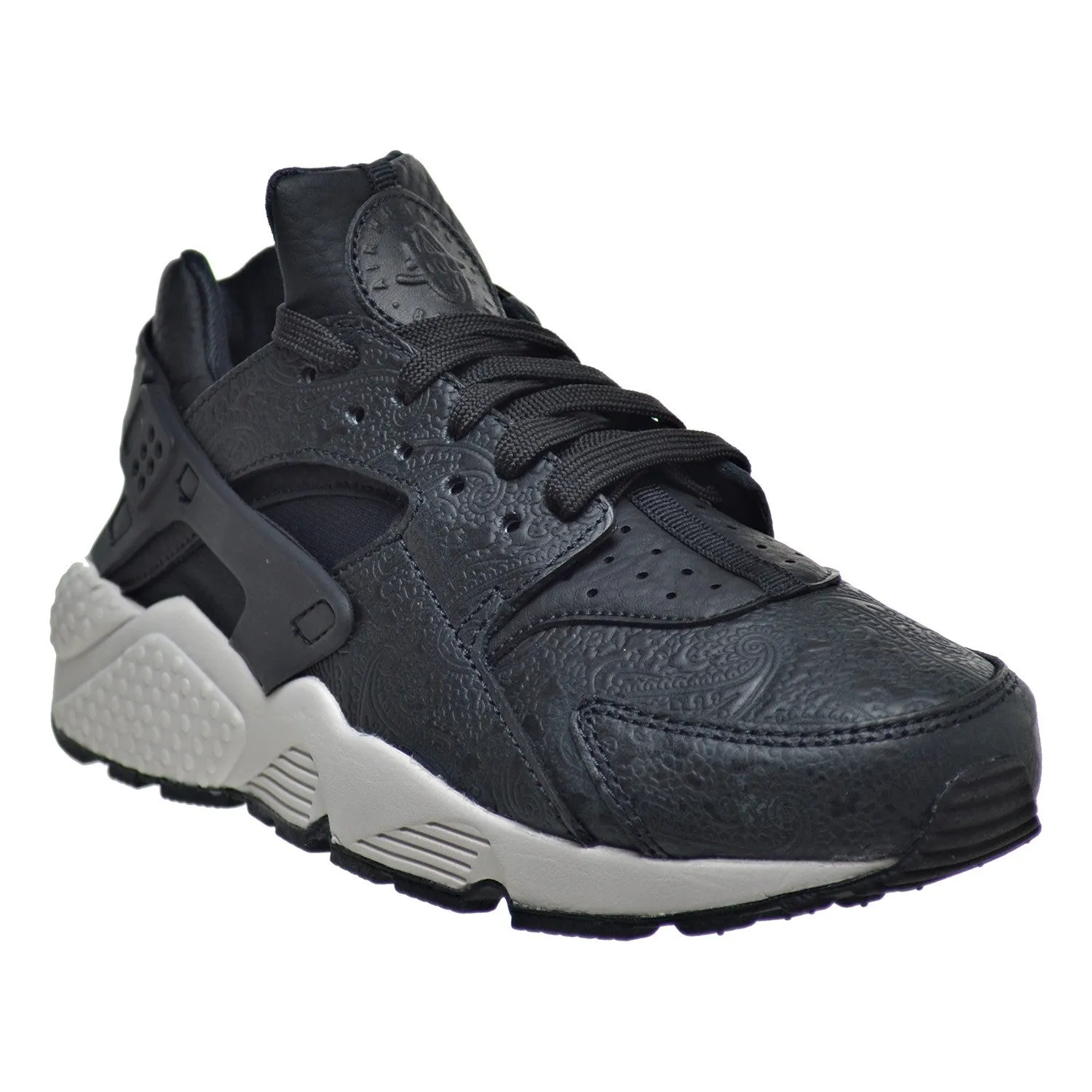 Nike Air Huarache Run Premium Women's Shoes Black/Light Bone