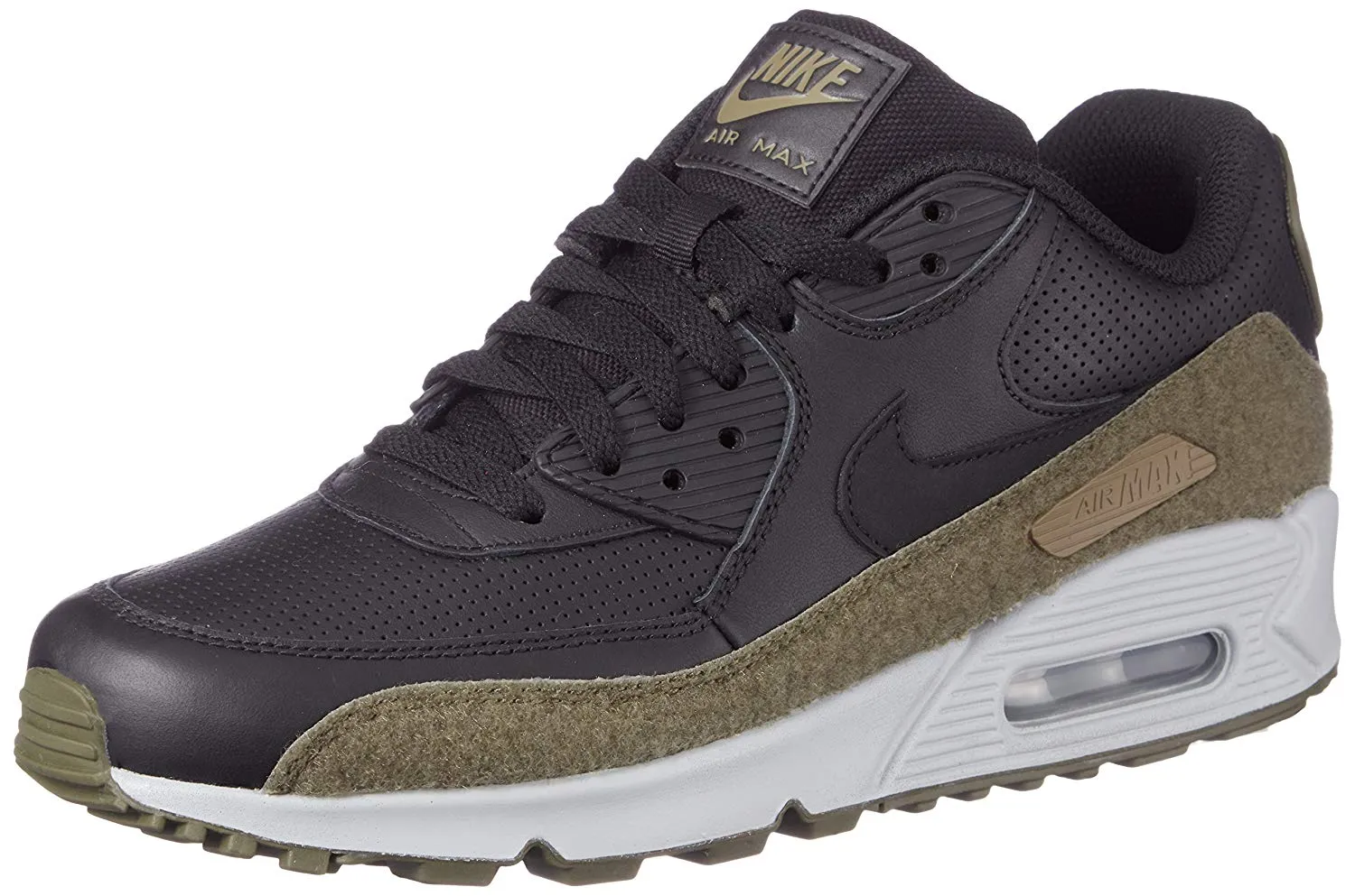 Nike Men's Air Max 90 Leather Running Shoe